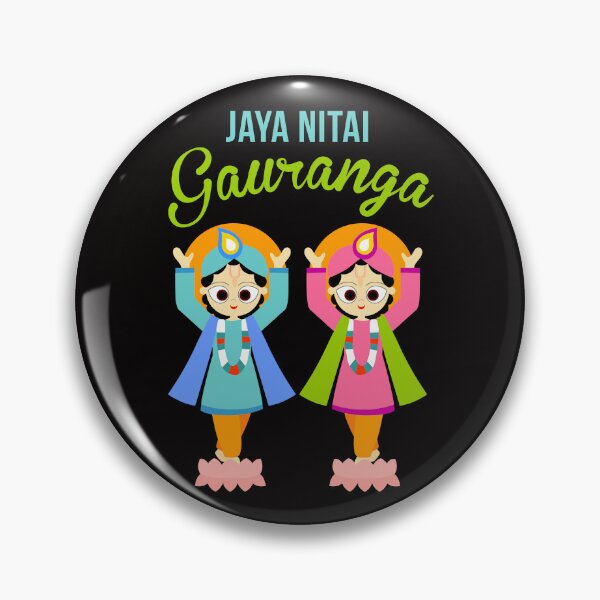 Item preview, Nitai Gauranga Haribol designed and sold by CowCanvas.