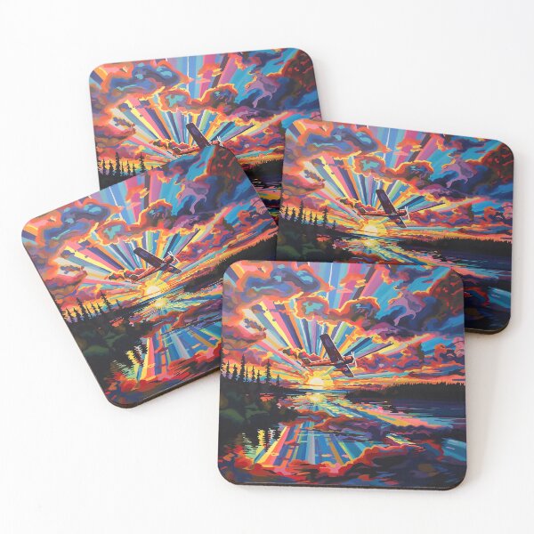 Item preview, Colorful Airplane Sunset II designed and sold by jpwilkins.
