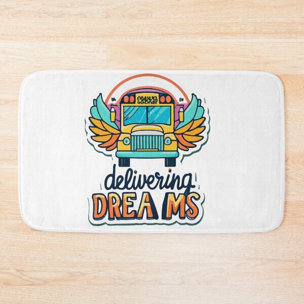 Item preview, Delivering Dreams Winged School Bus Badge designed and sold by NiftyWrx.
