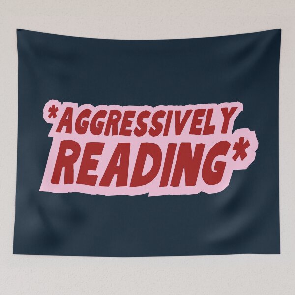 Item preview, Aggressively Reading designed and sold by Neadoodles.