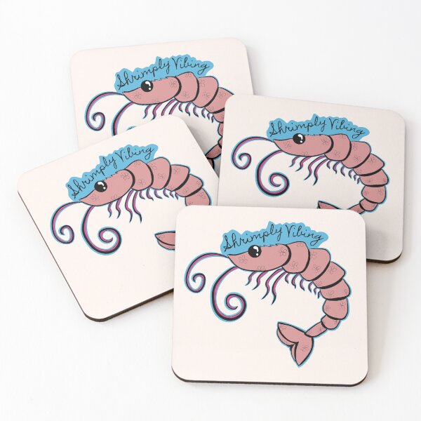 Item preview, Shrimply Vibing designed and sold by Megan Noel Opava.