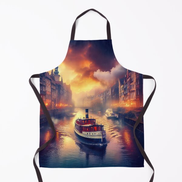 Item preview, Old Fashioned Steam boat On The River designed and sold by SideKickCreates.
