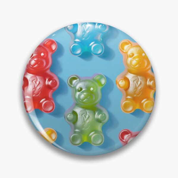 Item preview, Gummy Bear Pattern designed and sold by NicolasGlowArt.