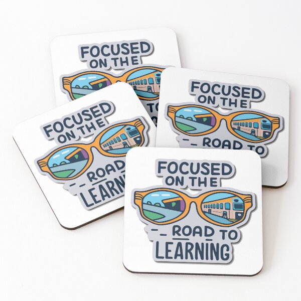 Item preview, Road to Learning - School Bus Driver Reflection designed and sold by NiftyWrx.