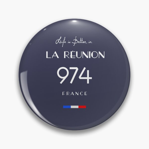 Item preview, Life is better in LA RÉUNION Number 974 Outre-mer France designed and sold by frenchsalsa.