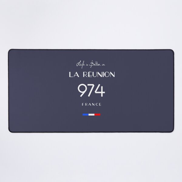 Item preview, Life is better in LA RÉUNION Number 974 Outre-mer France designed and sold by frenchsalsa.
