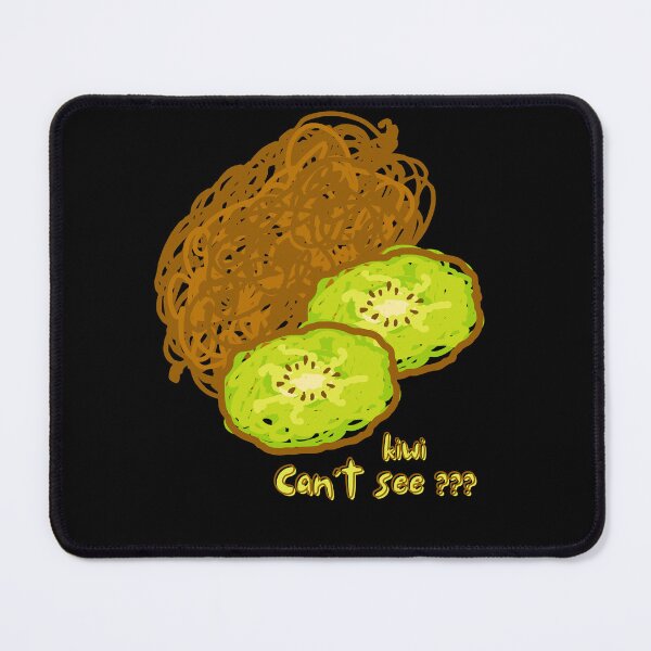 Item preview, Kiwi Can't See??? Kiwi Pun Scribbles Funny Prints designed and sold by DendaArt.