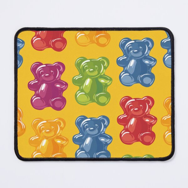 Item preview, Colorful Gummy Bear Pattern designed and sold by NicolasGlowArt.