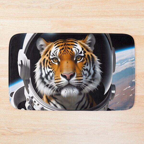 Item preview, Cool Tiger Astronaut In Space designed and sold by TheArtOfPat.
