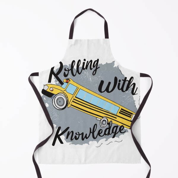 Item preview, Rolling with Knowledge - School Bus Wheel Motivation designed and sold by NiftyWrx.