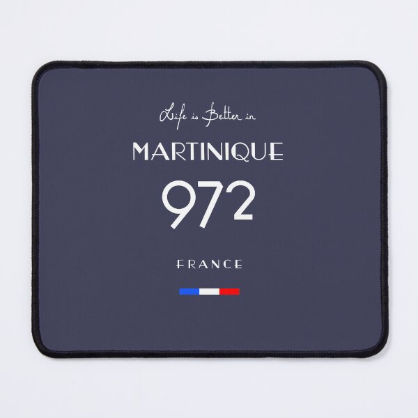 Item preview, Life is better in MARTINIQUE Number 972 Outre-mer France designed and sold by frenchsalsa.