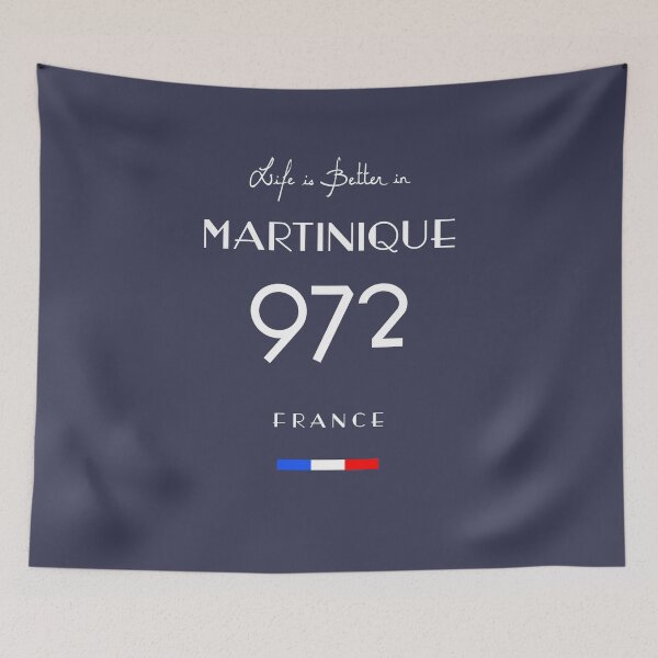 Item preview, Life is better in MARTINIQUE Number 972 Outre-mer France designed and sold by frenchsalsa.