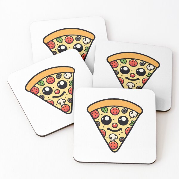 Item preview, Smiling Pizza Slice Cartoon designed and sold by Akioos.