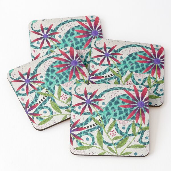 Item preview, Octopus with Flowers  designed and sold by KakiDimock.