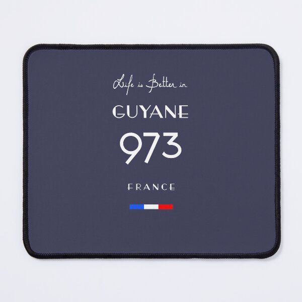 Item preview, Life is better in GUYANE Number 973 Outre-mer France designed and sold by frenchsalsa.