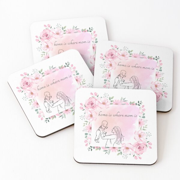 Item preview, home is where mom is designed and sold by MisiuKolorowy.