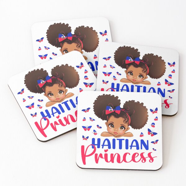 Item preview, Haitian Princess Haiti Flag Melanin for Black Girls Kids designed and sold by NUMAcreations.