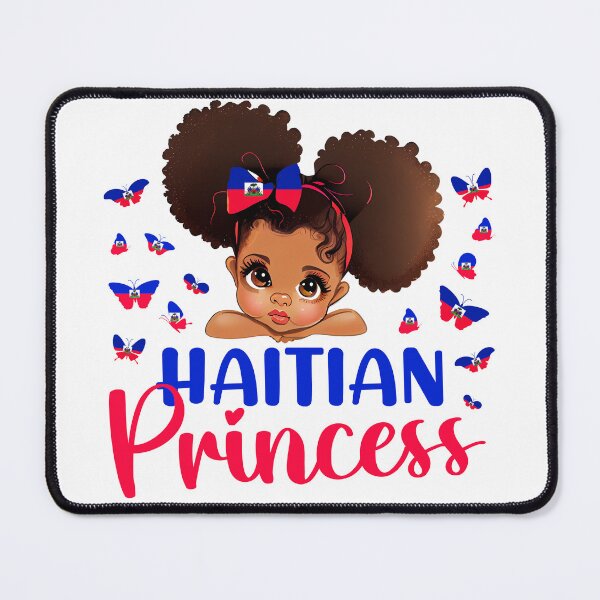 Item preview, Haitian Princess Haiti Flag Melanin for Black Girls Kids designed and sold by NUMAcreations.