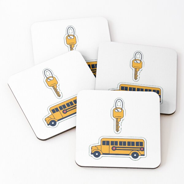 Item preview, Simplistic School Bus Keychain Design designed and sold by NiftyWrx.