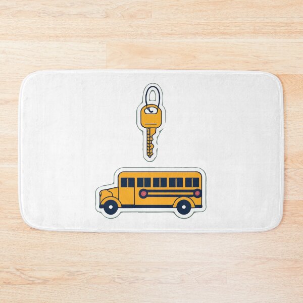 Item preview, Simplistic School Bus Keychain Design designed and sold by NiftyWrx.