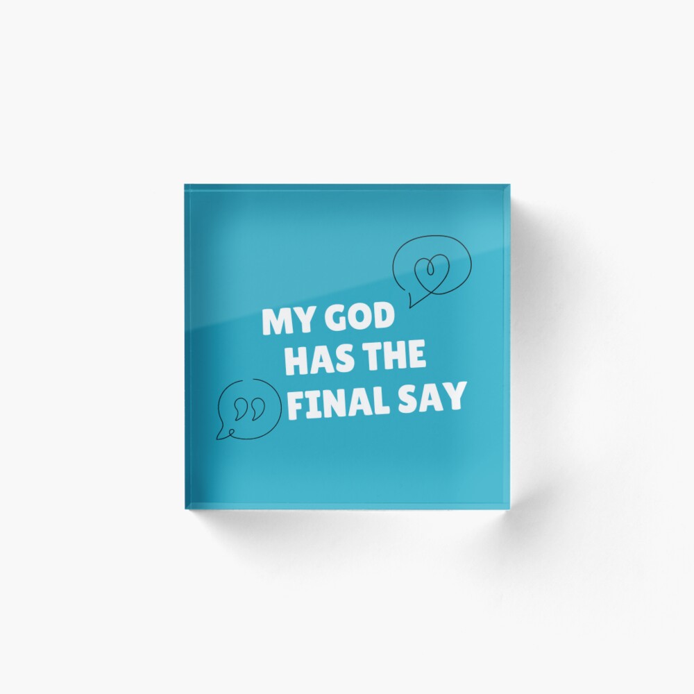 Item preview, Acrylic Block designed and sold by BodyOfCHRIST.