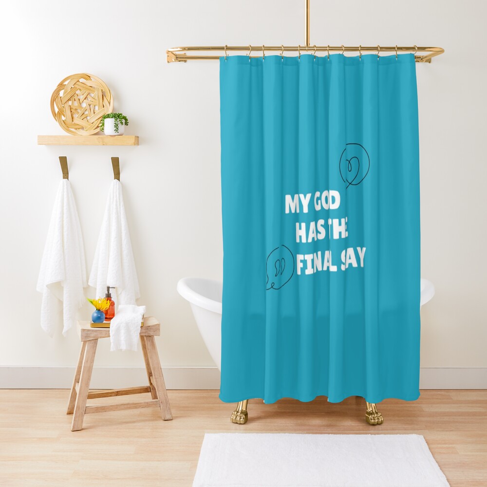 Item preview, Shower Curtain designed and sold by BodyOfCHRIST.