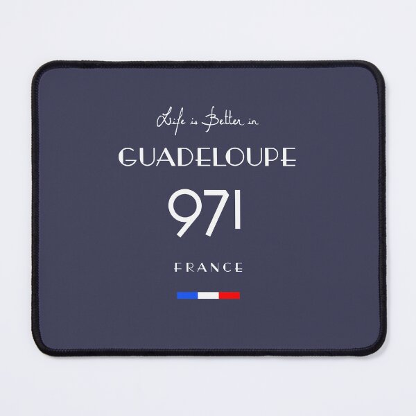 Item preview, Life is better in GUADELOUPE Number 971 Outre-mer France designed and sold by frenchsalsa.