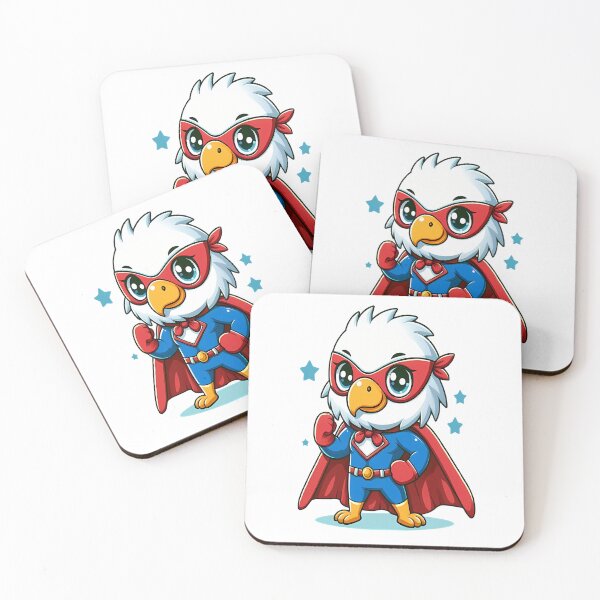 Item preview, Kawaii Eagle: A Superhero Cape designed and sold by Ella_Sketch.