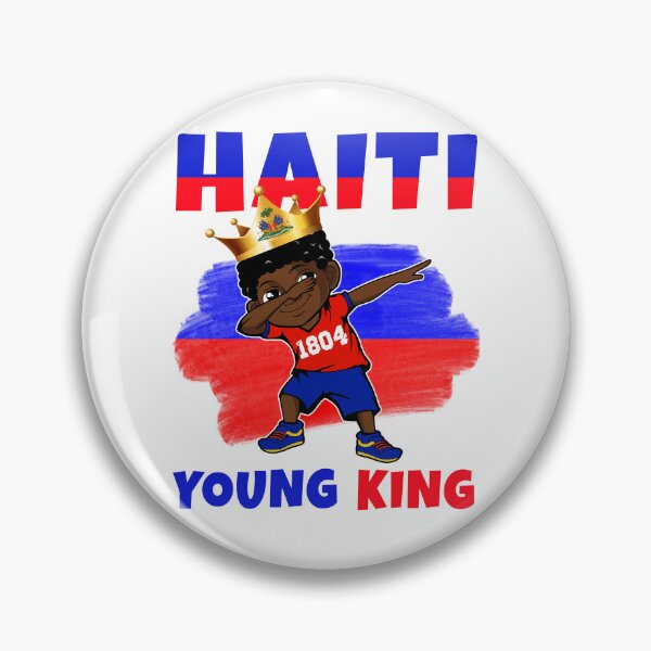 Item preview, Haiti Young King Haiti Flag Melanin for Black Boys Kids designed and sold by NUMAcreations.
