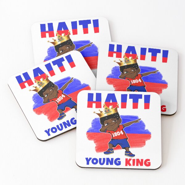 Item preview, Haiti Young King Haiti Flag Melanin for Black Boys Kids designed and sold by NUMAcreations.