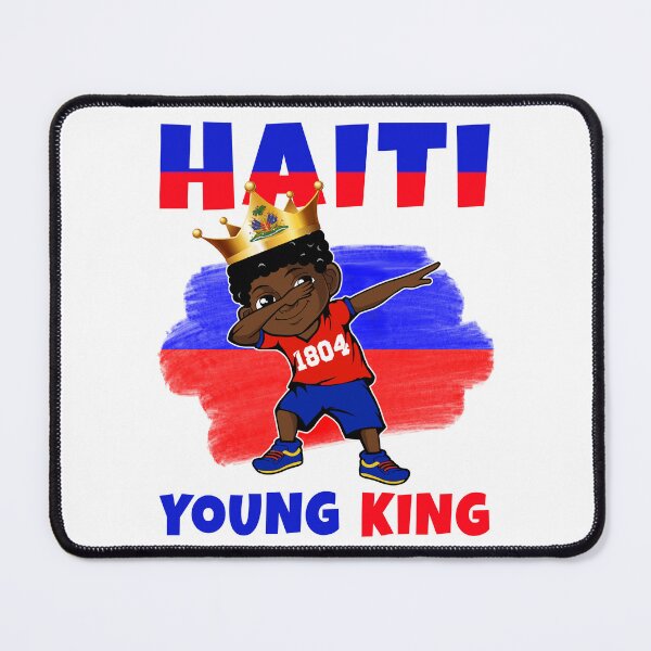 Item preview, Haiti Young King Haiti Flag Melanin for Black Boys Kids designed and sold by NUMAcreations.