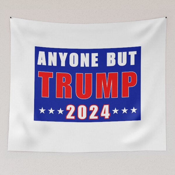 Item preview, Anyone but Trump 2024 designed and sold by ANNINOART ⭐⭐⭐⭐⭐.