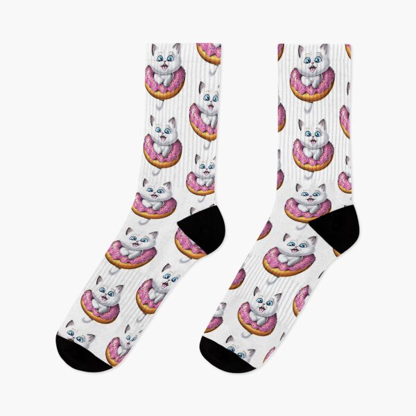 Item preview, Cute Cat Donut designed and sold by underheaven.