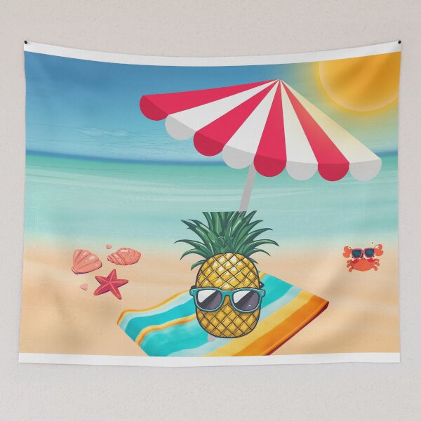 Item preview, pineapple beach lovers designed and sold by Yeyishop.