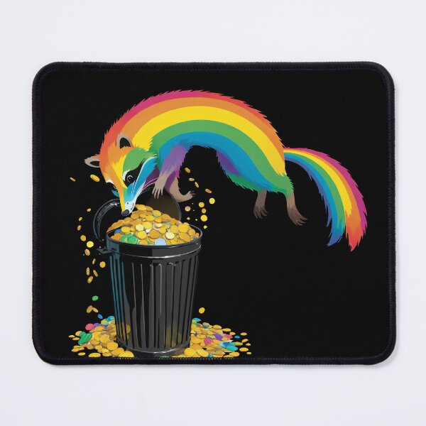 Item preview, Raccoon Treasure at the End of the Rainbow designed and sold by Slick-Waffles.