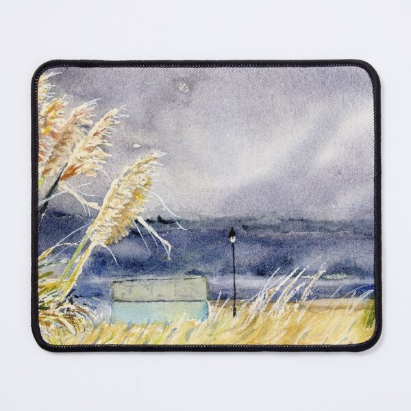 Item preview, stormy landscape with grasses designed and sold by Artbydekloe.