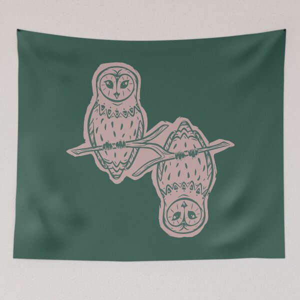 Item preview, Symmetrical owls designed and sold by Sophie Ethier.