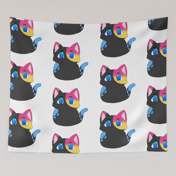 Item preview, Pansexual Pride Kitty designed and sold by AWCCreations.