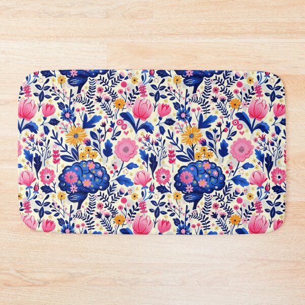 Item preview, Whimsical Floral and Brain Pattern on Light Background designed and sold by VoyteksDesigns.