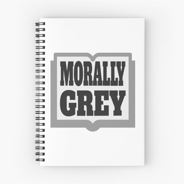 Item preview, Morally Grey! Gray Book designed and sold by PMCreative.