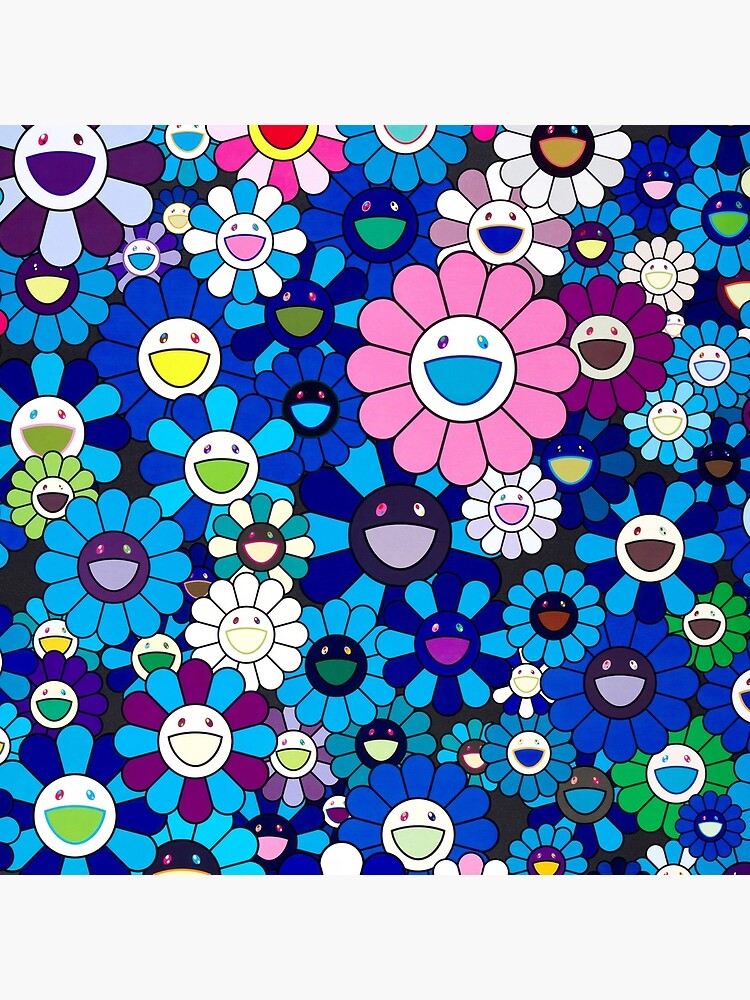 トップス Flower graffiti see-through tops(blue) Amazon.com: Naanle Floral Tops for Women French Blue Flowers
