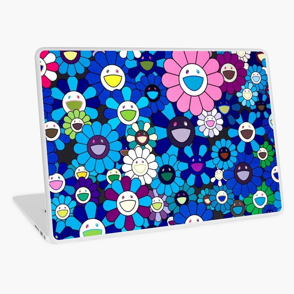 Takashi Murakami Blue Flowers Art Prints Hypebeast Kaws