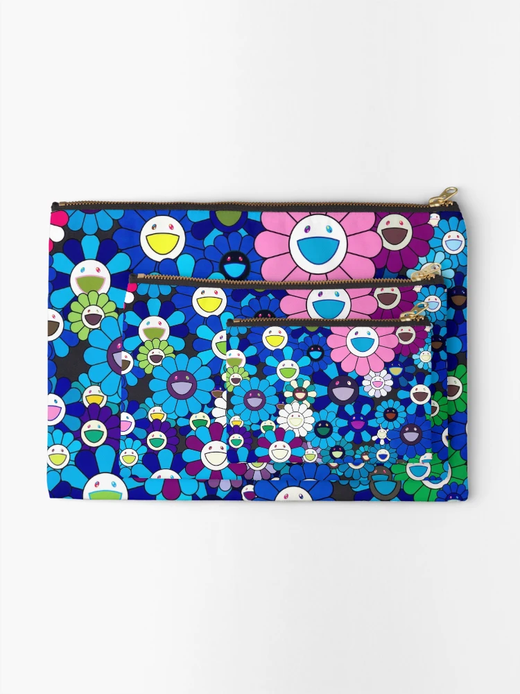 Takashi Murakami Blue Flowers Art Prints Hypebeast Kaws Supreme