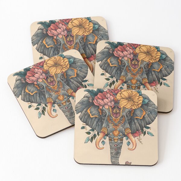 Item preview, Majestic Floral Elephant designed and sold by jpwilkins.