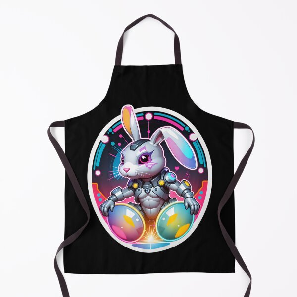 Item preview, Cool Cyberpunk Cyborg Rabbit designed and sold by TheArtOfPat.