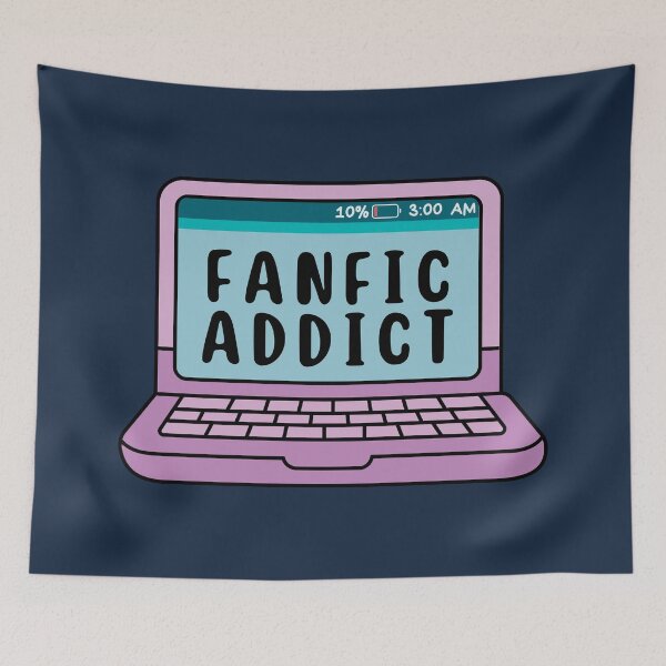 Item preview, Fanfic Addict - Purple Laptop designed and sold by Neadoodles.
