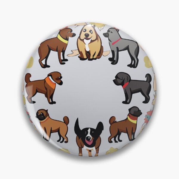 Item preview, Dogs in the circle designed and sold by shufflik.