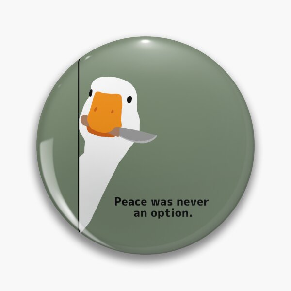 Item preview, "Peace was never an option." Goose Design  designed and sold by GraceDesigns26.