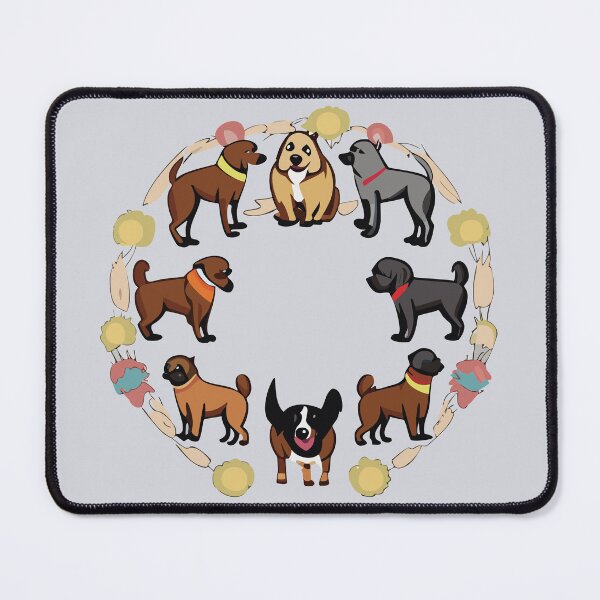 Item preview, Dogs in the circle designed and sold by shufflik.