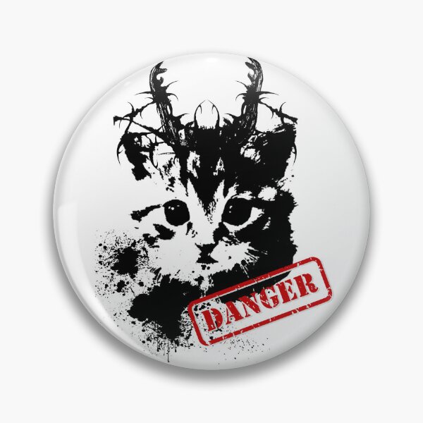 Item preview, dangerous kitten designed and sold by IMYUMIKO.